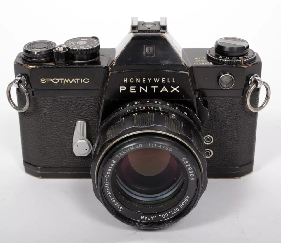 Pentax Spotmatic BLACK SPIIa 35mm SLR Film Camera with SMC